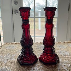 VTG Avon Cape Cod Candlesticks